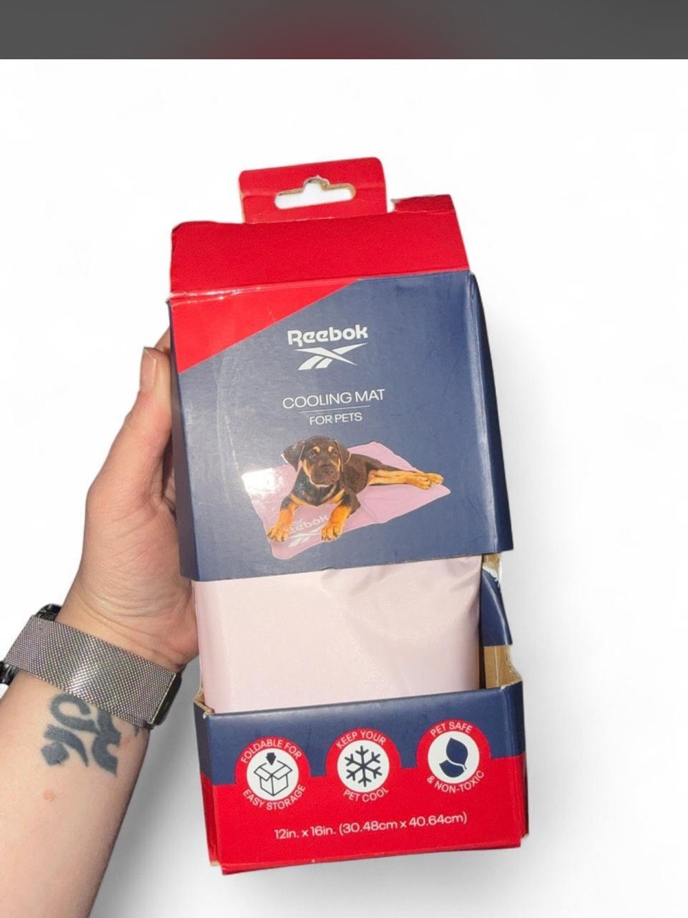 Reebok Pink Cooling Mat for Pets